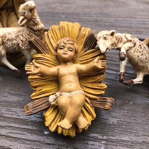 Most beautiful baby Jesus and crib